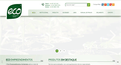 Desktop Screenshot of ecochapeco.com.br