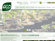 Tablet Screenshot of ecochapeco.com.br